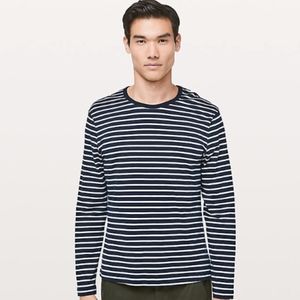 lululemon athletica Shirts - Lululemon 5 Year Basic Striped Long Sleeve Tee lululemon athletica Shirts - Lululemon 5 Year Basic Striped Long Sleeve Tee